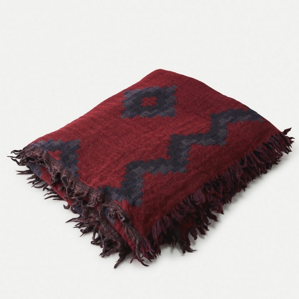 Wilfred Diamond Mosaic Blanket Scarf